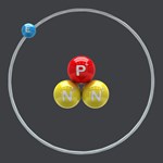 Whereas "ordinary" hydrogen (H) contains one proton, its isotope 3H (tritium) contains one proton and two neutrons. Tritium is a radioactive element with a half-life of 12.3 years and low-energy beta decay. Its radioactivity is so low that it can be stopped by skin or a simple piece of paper. Tritium only presents a health hazard if it is ingested or inhaled after combining with other elements (tritiated water, for example). Tritium management at ITER will be the object of strict regulation and procedures.